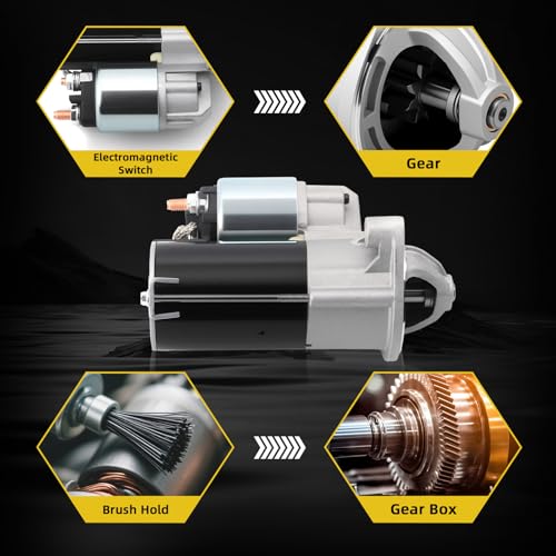 Starter Motor 21163-0751 Compatible con Kawasaki KAF820 Mule Pro-FX 2016-2019 Pro-FXT 2015-2020 Pro-FXR 2020 Replacement 211630751 435-517 1400-0144 miniatura 4