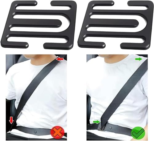 2 Stück Metall Auto Sicherheitsgurt Clip,sicherheitsgurt verlängerung clip Gurtschnalle Clip gurtverlängerung flugzeug Clip Sicherheitsgurt Einstell Clip Sicherheitsgurtversteller(