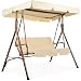 Best ChoiceProducts Outdoor 2 Person Canopy Swing Glider Hammock Patio Furniture Backyard Porch