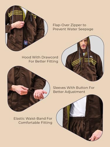 Image of LUX VENUS Reversible Rain Suit for Men.