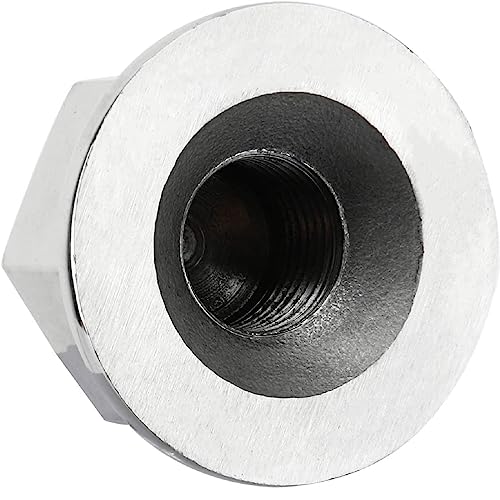 YaeMarine 3 Spoke Boat Wheel 13-1/2\" Dia Stainless Steel Marine Boat Steering Wheel with 5/8\" Nut and 7300S1 Turning Knob - Thumbnail 6