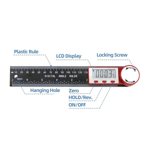 Instrument de mesure d'angle avec écran digital haute lisibilité