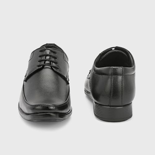 Image of Centrino Formal Shoes for Men | Lightweight Comfortable Office Shoes for Man Stylish | Cushioned Insole Lace-Up Shoes for Men | Durable TPR Sole | Trendy Classic Design Footwear for Men (8118)
