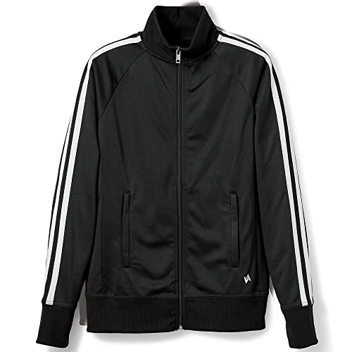 Vevo Active Womens Striped Track Jacket M Blackwhite thumb #1