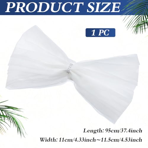 MAYJOYDIY Women's Tulle Wedding Bridal Shawl Lace Wraps Bolero Jackets Shawls Shoulders for Formal Party Evening Cape Wrap2