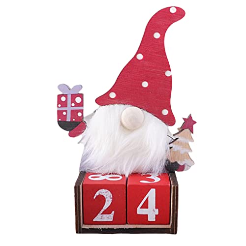 Yihaifu Calendrier de Noël Décors de table Décorations de bureau Cadeau de festival Cover