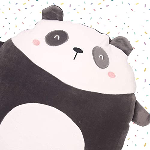 ARELUX 16in Soft Panda Anime Plush Pillow Cute Stuffed Animal Plush Toy Kawaii Plushies Room Decor Christmas Decorations Gifts for Women Kids Birthday