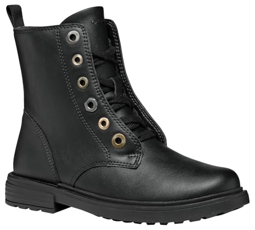 Geox J Eclair Girl, Bota de Tobillo, Negro, 26 EU