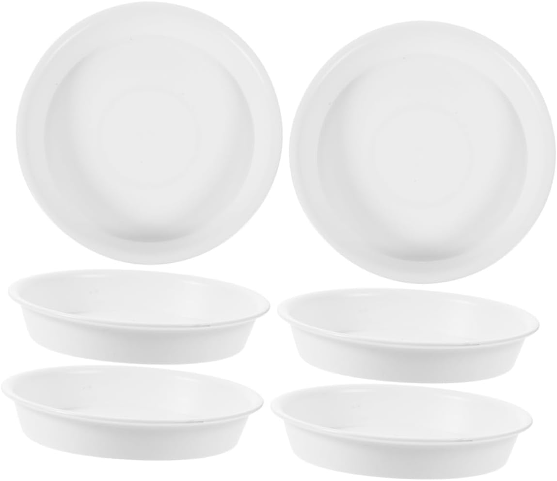 ibasenice 30pcs Round Plant Tray Thick Saucer for Potted Plants Water Drip Tray for Use Fits Pots