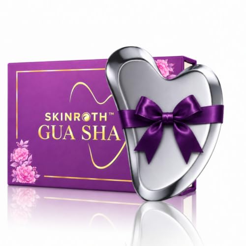 Image of Terahertz Gua Sha Facial Massager | Authentic Terahertz Stone | Face, Neck & Body Sculpting Tool for Massage & Relaxation