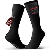 VAN EMDEN 5 Stück Premium Socken Merinowolle Gr. 42-44 schwarz Damen Herren Anzug Business Anti-Schweiß Dünn Sportsocken Wintersocken Baumwolle