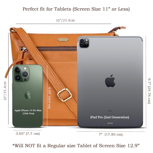 Genuine Leather Crossbody Bags for Women, Premium Handmade Leather Purses - Shoulder Handbags, Adjustable Strap2