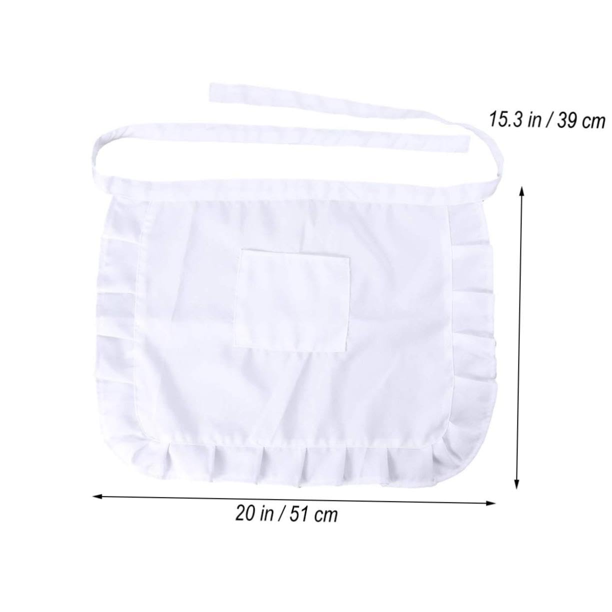 Amosfun delantal de vestido de trabajo para mujeres traje de sirvienta ropa de trabajo para falda delantales traje de mucama de camarera