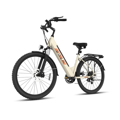 Electric Bike ZA02, 1200W Peak Motor, 26'' City Cruiser Ebike, ...