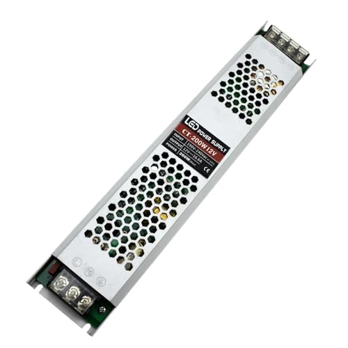 Pilote LED 12V transformateur 200W haute efficacité contre scintillement