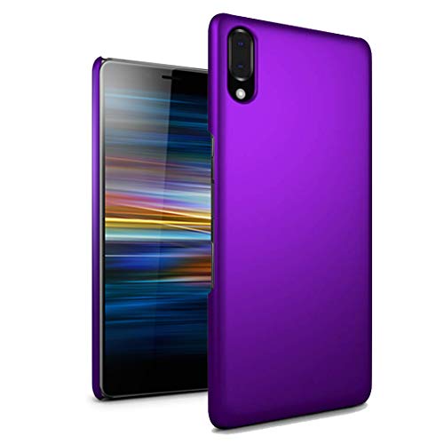 Carcasa para Sony Xperia L3 de 5,7 pulgadas, ultra delgada, delgada, de goma, para Sony Xperia L3, color morado