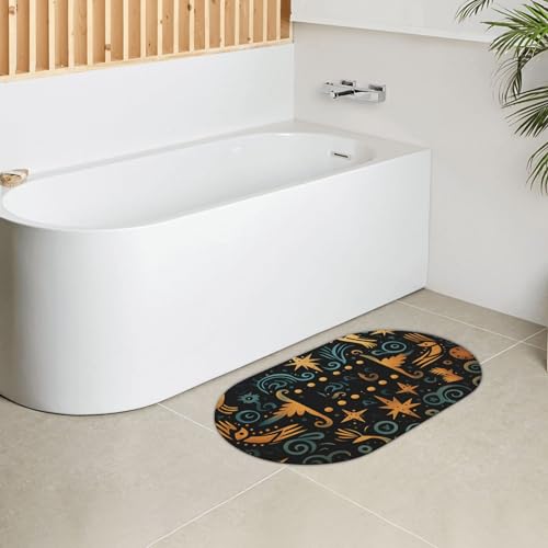 Tapis de bain terre de diatomée primitive 50 x 80 cm pour douche et baignoire - 5