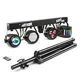 PLUG AND PLAY : Vous disposez de plusieurs moyens pour contrôler le PARTYBAR09 : via DMX, via la télécommande infrarouge incluse ou encore via les programmes automatiques. Vous pouvez notamment laisser les jeux de lumières suivre le rythme du son. En mode automatique, c'est la musique qui créer l'ambiance pour vous ! Vous n'avez plus qu'à ajuster la sensibilité et la vitesse, l'idéal pour, vous aussi, profiter de votre soirée !