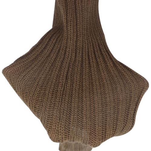 Image of FZBNSRKO Women Girls 80s Knit Leg Warmers Ribbed Long Leg Warmers for Party Sports Accessories