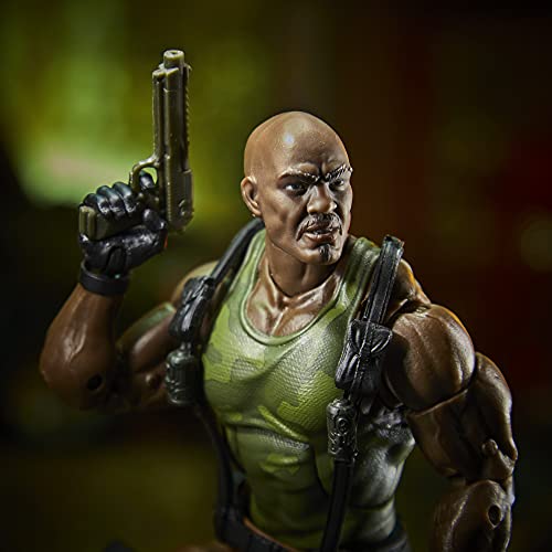 G.i. Joe Classified Series Heavy Artilery Roadblock Action Figure 28 Collectible Premium Toy 6-Inch-Scale With Custom Package Art (Amazon Exclusive) #TOP6