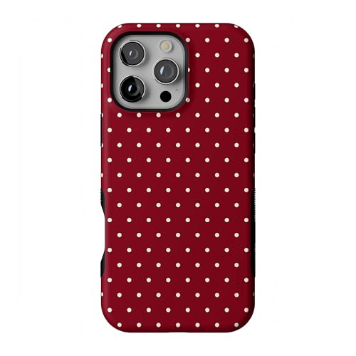 Coque iPhone 16 Pro de protection au design premium à pois