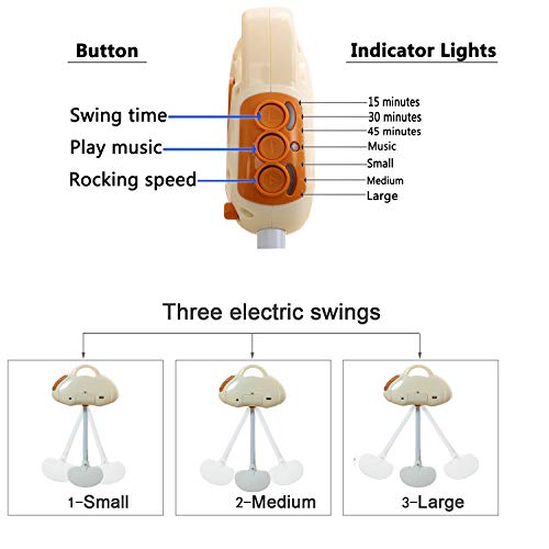 wbpine baby cradle swing