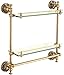 Wieszak Na Ręczniki Półki Łazienkowe Mosiądz Retro Dwupoziomowy Wieszak Na Ręczniki Łazienki Lub Hotele (Rozmiar: 440*120*455 Mm) Suszarka