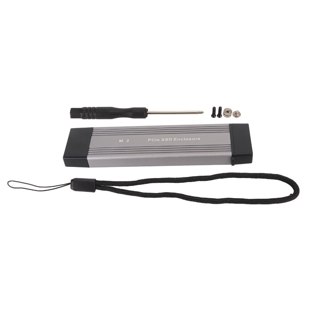 Aluminum Alloy Housing M.2 NVMe PCIe SSD Enclosure USB3.2 Gen2 Type C Dual Connector Portable HDD Enclosure-picture-12