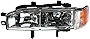 Evan-Fischer Headlight Assembly Compatible with 1992-1993 Honda Accord Halogen with Corner Light Driver Side