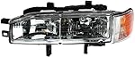Evan-Fischer Headlight Assembly Compatible with 1992-1993 Honda Accord Halogen with Corner Light Driver Side