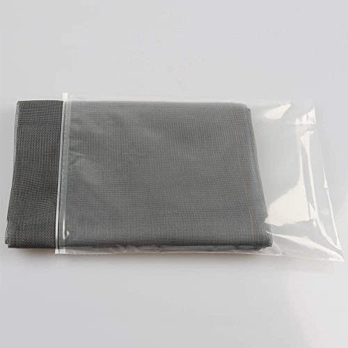 Loboo Idea Fiberglass Window Screen Mesh, Replaceable Window Screens Mesh/Fiberglass Screen Roll for Fiberglass Door, Window Screen and Courtyard Wall(150x200cm (59x78.74 Inches),Gray)