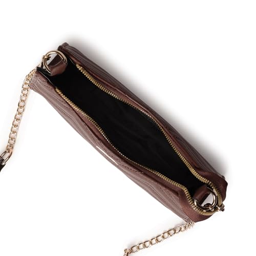 Image of Fastrack Puff Sling with Detachable Pouch | Faux-Leather Women's Handbags | Sling for Casual Carry