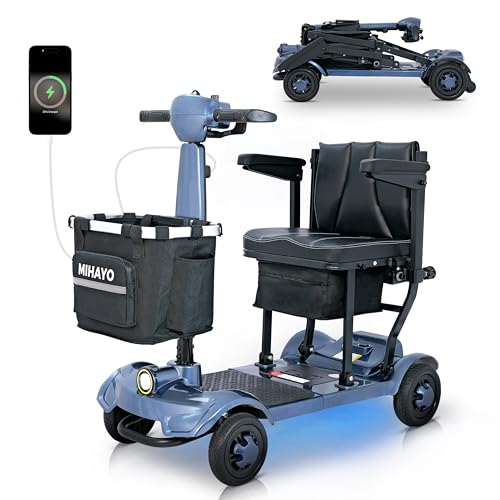 MIHAYO Lightweight 4-Wheel Mobility Scooter