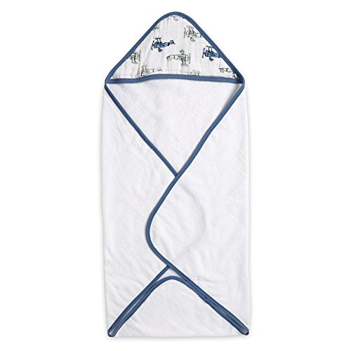 Aden by aden + anais Hooded Towel, Sky high - Plane