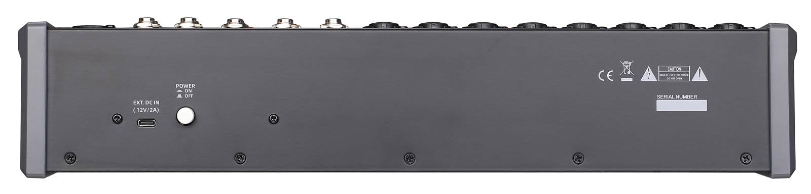 E-Lektron C848-DSP Live Mischpult 8-Kanal + Stereo AUX, BLuetooth, MP3 USB-Interface und Effekt-Prozessor (C848-DSP)