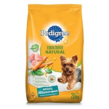 Ração Pedigree Equilíbrio Natural para Cães Adultos de Raças Pequenas 20 kg