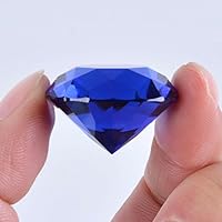 Amazon.co.jp: 多色透明 水晶 微小のダイヤモンド 形 25 mm 文鎮 装飾