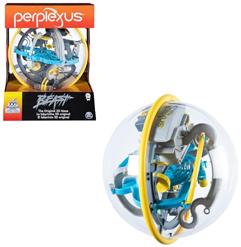 PERPLEXUS - PERPLEXUS Beast - Labyrinthe Parcours 3D Original avec 100 Défis - Jeu d'action et de Réflexe - Labyrinthe 3D - Casse Tete Enfant - Jouet Enfant 9 Ans et +