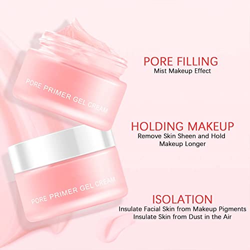 Pore Base Gel Cream, Face Primer, Pore Primer Gel, Oils Isolating Pore Light Weight Primer, Concealer Cream Invisible Pore Make Up Primer Cover Pores Water Embellish Skin Silky Finish Primer #TOP1