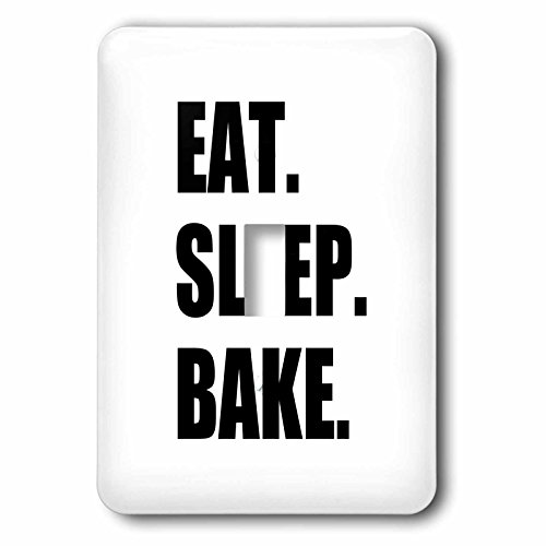 Eat Sleep Bake interrupteur à bascule thématique, cadeau pour passionné - 3