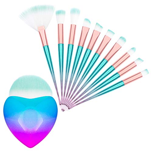 Swan makeup brush set 11pcs eye shadow brush concealer professional makeup brush