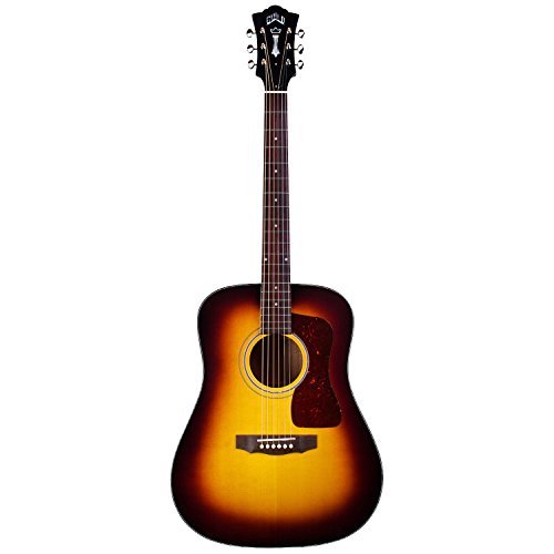 Guild D-40 Traditionnal Antique Burst – guitare acoustique (+ étui) - Les Beatles, Paul McCartney, John Lennon, RIngo Starr, George Harrison Guild D-40 Traditionnal Antique Burst - guitare acoustique (+ étui)