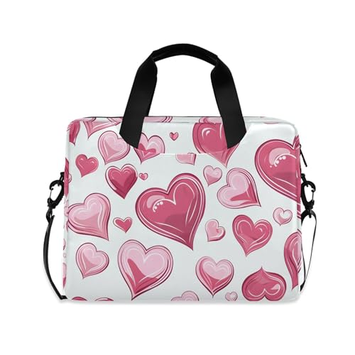 Funda para portátil ALAZA Pink Heart 13-15.6 pulg