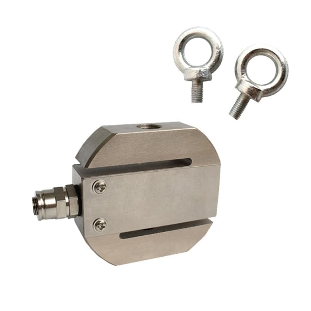 ATO Load Cell, 3 ton Strain Gauge Load Cell, S Type Load Cell Sensor (A Pair of Rings, 3 ton)