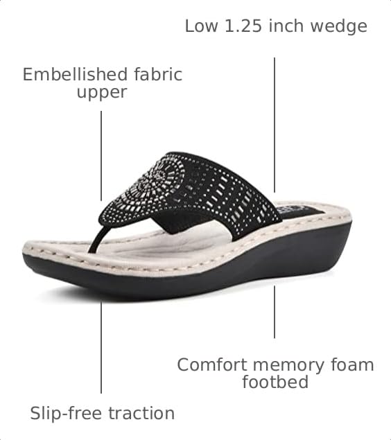 Image of Cliffs by White Mountain Women's Cienna Cushioned Sandal