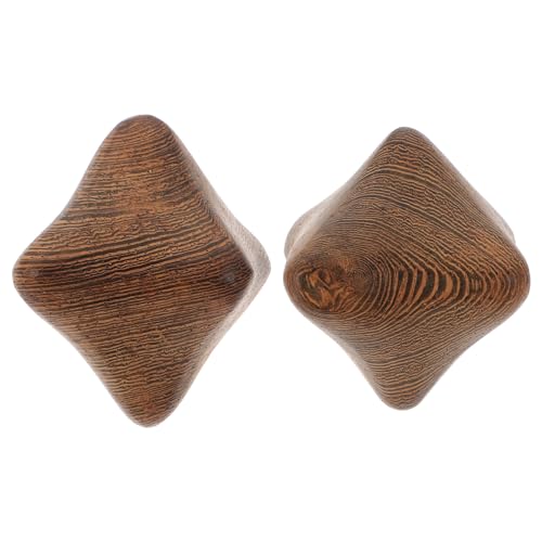 NOLITOY 3 Juegos Balón De Salud Wengué Juguete Decoración De Escritorio Adorno De Escritorio Masajeador De Ejercicios De Mano Bola De Acupresión Masajeador De Ancianos Coffee 2 Piezas * 3