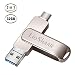 Produktbild USB Stick 32GB,Lio SHAAR Type-C USB 3.0,Flash Drives Memory Stick,USB-Flash-Laufwerk,USB C Stick 32GB 3.0, OTG Speicherstick 32GB,Kann 360°Drehung,3 in 1 für Type-C,MAC,Android,Laptop and Computer