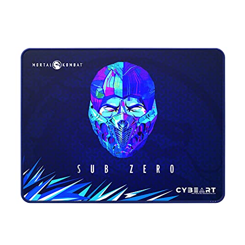 Cybeart | Sub Zero - Mortal Kombat Gaming Mouse Pad (Large - 450x350x4mm) | Waterproof, Never Slip Base, Stitched Edges, Esports Grade