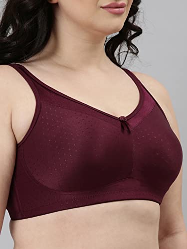Image of Enamor Hidden X-Frame and Smoothening Women's Full Support Everyday Bra - Jiggle Control, Non Padded, Wirefree, Full Coverage - FB12 (Available in Plus Sizes)