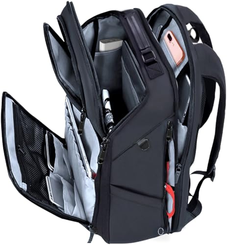 [ABIBA] 【ファスナー徹底 リュック メンズ ビジネス リュックサック...